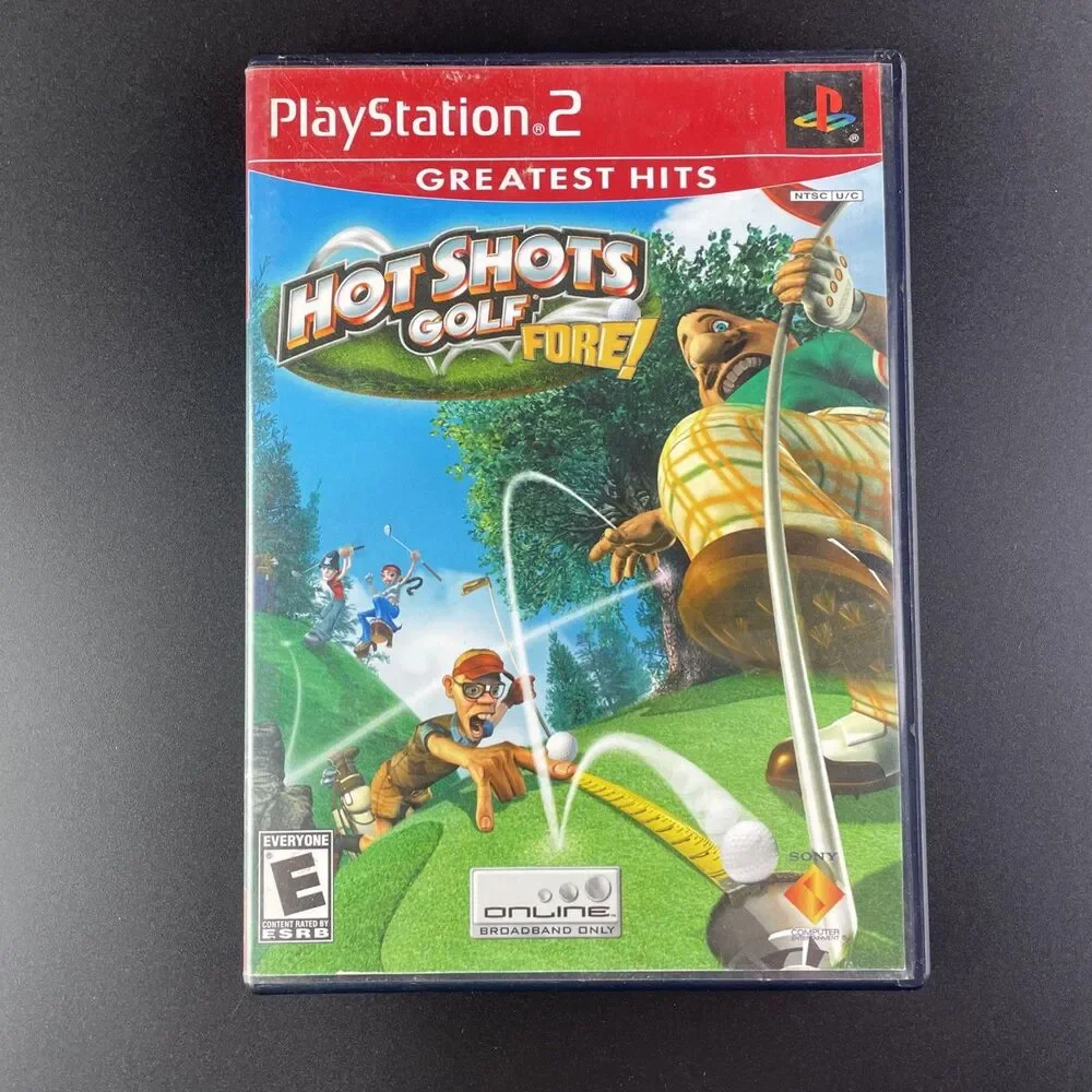 Hot Shots Golf 3 & Fore Video Game Lot (PlayStation 2) PS2 Greatest Hits CIB